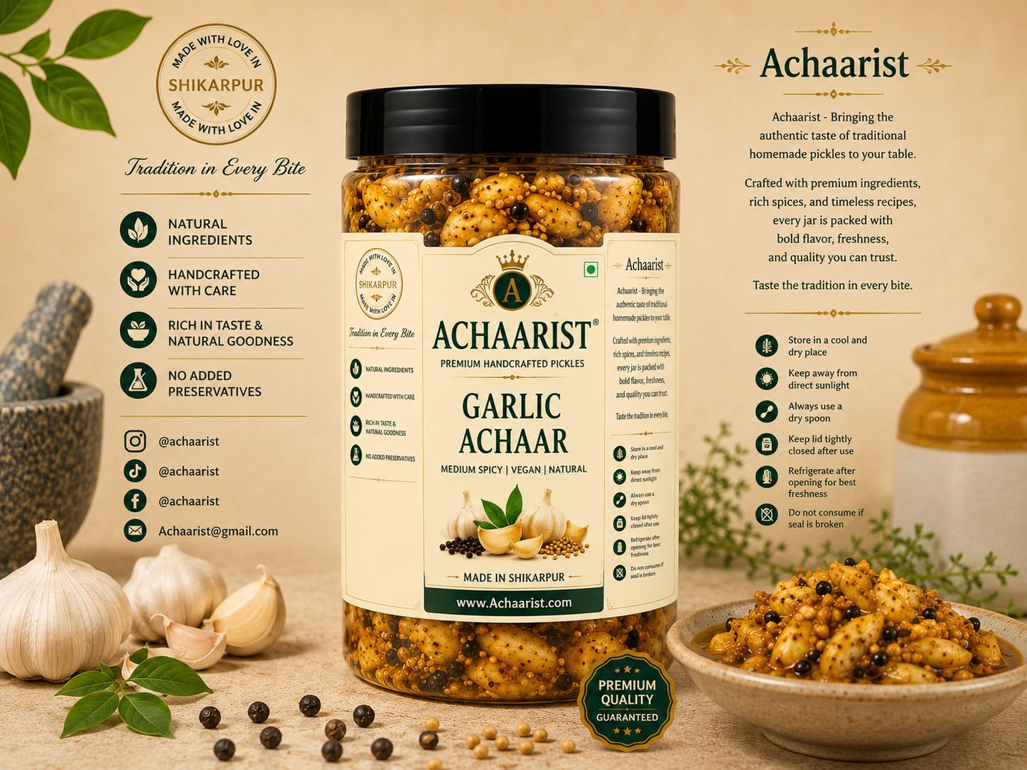 Garlic Achaar
